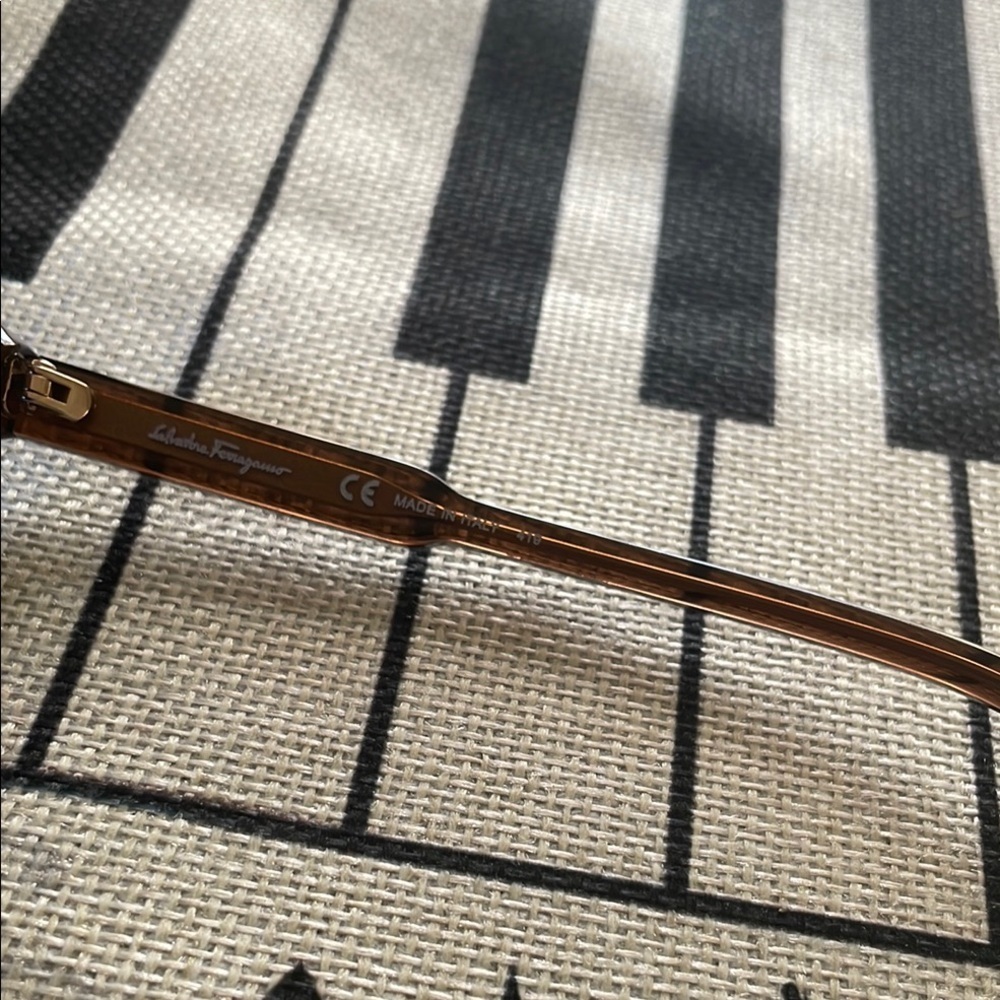 Salvatore Ferragamo Modified Rectangular Brown Ga… - image 3